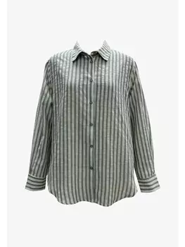 Блуза GINI LONDON Gini Linen, цвет sagegreen