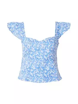 Блуза GLAMOROUS, синий/светло-синий