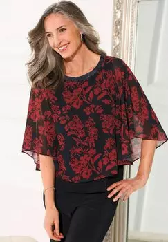 Блуза GOLDNER, черный