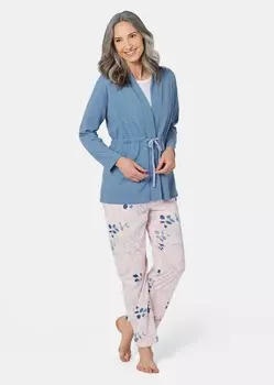 Блуза GOLDNER Fleece Jacke, синий