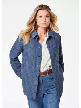 Блуза GOLDNER jacke, цвет rauchblau