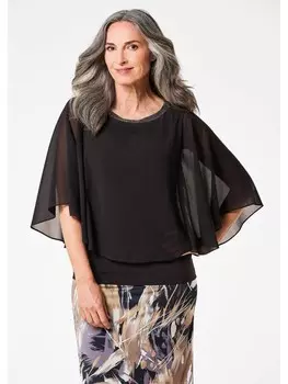 Блуза GOLDNER nshirt, черный