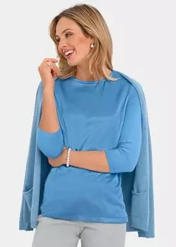 Блуза GOLDNER nshirt, цвет himmelblau