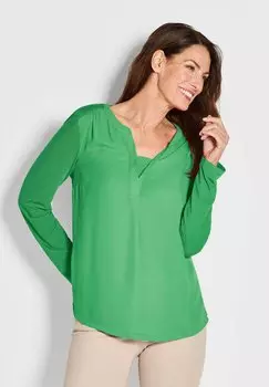 Блуза GOLDNER, зеленый