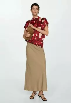 Блуза GUILLEM Mango, Бордо