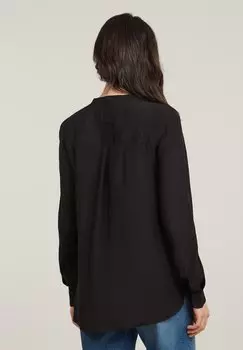 Блуза HALF PLACKET TOP G-STAR, черный