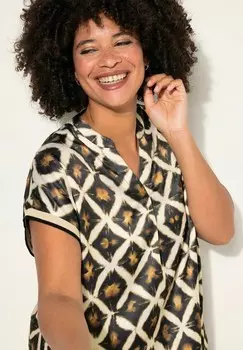 Блуза HALF SLEEVES Angel of Style, черный