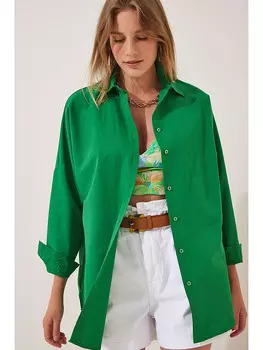 Блуза Happiness Istanbul, зеленый