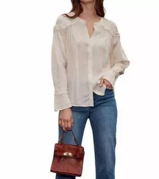 Блуза Hawn цвета слоновой кости Ecru