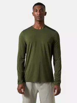 Блуза Helly Hansen TECH TRAIL LS, зеленый