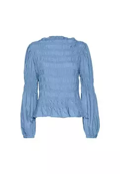 Блуза HENVA Cream, светло-голубой