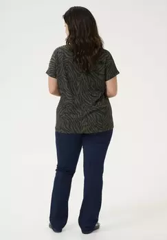 Блуза HERDIS Kaffe Curve, черный