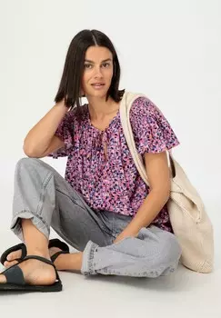 Блуза hessnatur, фиолетовый