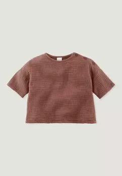 Блуза hessnatur, коричневый