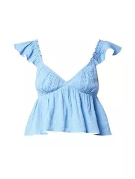 Блуза Hollister, светло-синий