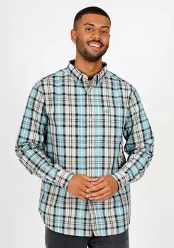 Блуза HONESTY RULES Shirt Basic Check, цвет arctic-blue