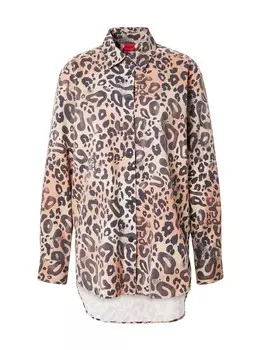 Блуза HUGO Blouse The Boyfriend, бежевый