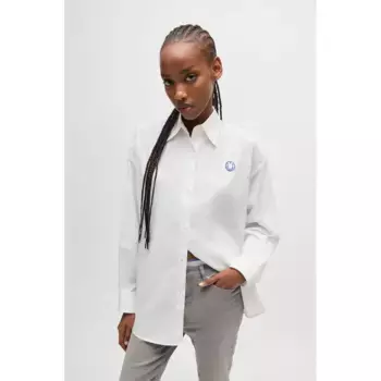 Блуза HUGO Elisana B 10263995 blouse, белый