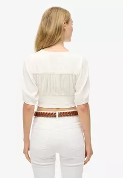 Блуза IBIZA SHORT SLEEVE Superdry, белый