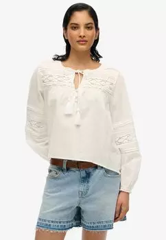 Блуза IBIZA Superdry, белый