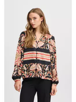 Блуза ICHI, черный