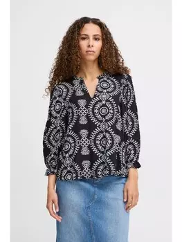 Блуза ICHI, черный