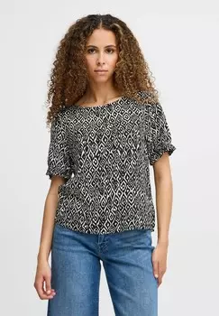 Блуза ICHI, черный