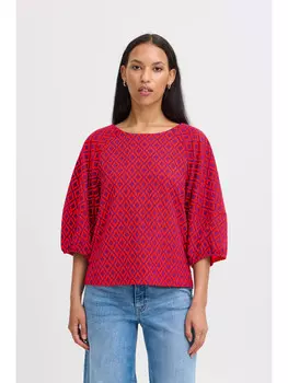 Блуза ICHI, фиолетовый