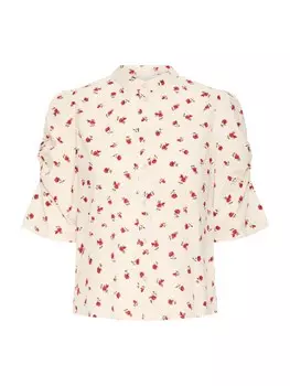 Блуза ICHI IHQWIN, слоновая кость