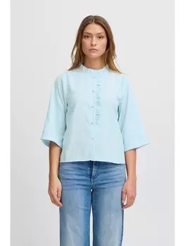 Блуза ICHI Kurzarmbluse IXNEDDIE MS 20122657 modische Bluse in