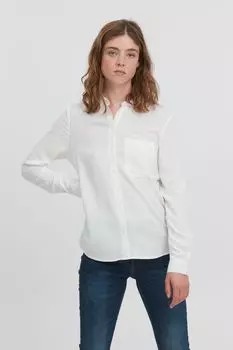 Блуза ICHI Langarm, натуральный