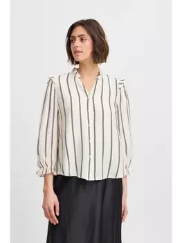 Блуза ICHI, серый