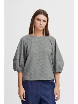 Блуза ICHI, серый