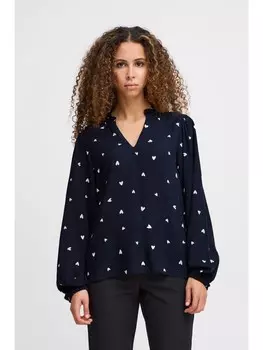 Блуза ICHI, синий