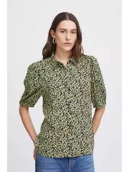 Блуза ICHI, зеленый
