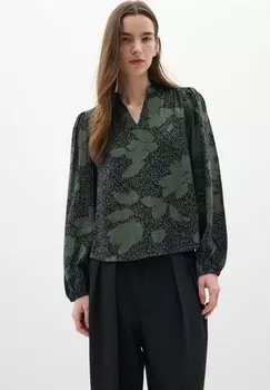 Блуза IDANAIW InWear, зеленый