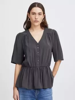 Блуза ихцинома Ichi, серый