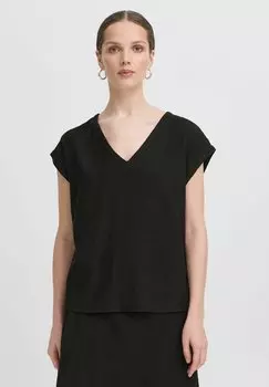 Блуза IHLINNO - Basic T-shirt ICHI, черный