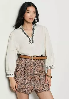 Блуза IMBERT BROD Etam, бежевый