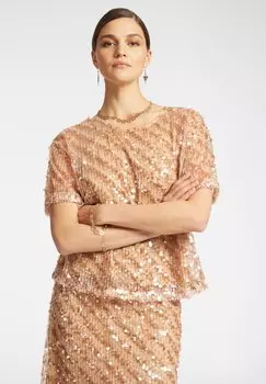 Блуза IN PAILLETTES Elena Mir, бежевый