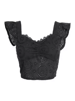 Блуза Influencer Blouse Sangallo, черный