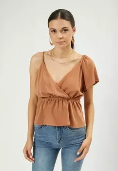 Блуза INFLUENCER, цвет camel