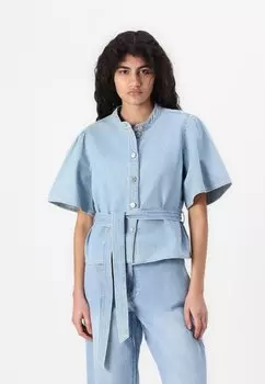 Блуза INGRID SHIRT MSCH Copenhagen, деним