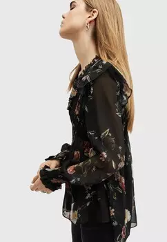 Блуза IRYNA AllSaints, черный