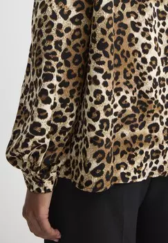 Блуза IXNAINA ICHI, коричневый