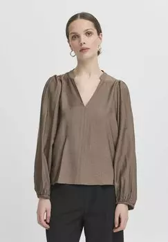 Блуза IXWILMA ICHI, коричневый