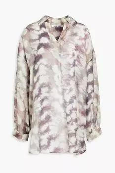 Блуза из лиоцелла с принтом Gitte SAMSE SAMSE, слоновая кость