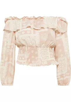Блуза IZIA Carmen, бежевый
