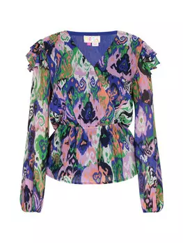Блуза IZIA, цвет blau mehrfarbig