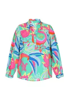 Блуза IZIA, цвет Green/Mint